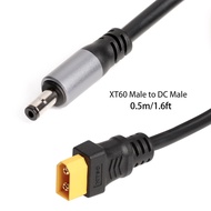 XT60 Female/Male Connector To DC5521 Male Adapter Power Cable 16AWG Solar Panel Connection Home Car 
