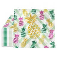 20Pcs/pack 33x33cm Pineapple Printed Table Napkins Paper Tissue Birthday Wedding Party Decoration Su