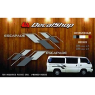 Nissan Urvan Escapade Sticker Decals Stock