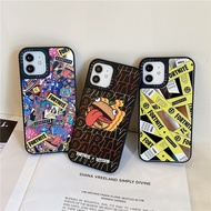 TiFY VIP-Fortnite Mirror Case iPhone 13 Pro MAX 12 11 Pro MAX XR X XS MAX 6/7/8 Plus SE2020 TPU Shockproof Phone Cover Back Cute Fashion INS Style Casing