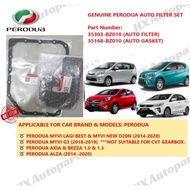 GENUINE PERODUA AUTO TRANSMISSION FILTER WITH GASKET SET [35303-35168 -BZ010] MYVI LAGI BEST, AXIA,B