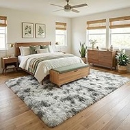 Soft Fluffy Area Rugs for Bedroom,7x10 Area Rug Shaggy Plush Carpet, Non-Slip Fuzzy Rug for Living R
