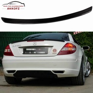 R171 R172 carbon fiber and gloss black rear spoiler for Mercedes Benz SLK class R171 2004 - 2010 SLK