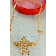 Thali set chain+ Thali+ gundu ( 🚫 not916)"30inch chain with screw + Thali + gundu