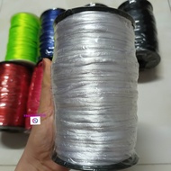 Cuộn dây tim dù 3mm màu trắng làm handmade cuộn 100m dài