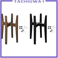 [Tachiuwa1] Plant Stand Solid Wood Item Stand Flower Pot Stand ,Mid Century Plant Holder for Balcony Indoor Outdoor Different Sized Pots