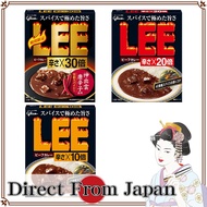 Glico Beef Curry LEE ×3 Set - Spiciness 30 &amp; 20 &amp; 10 times - Super Spicy Curry 180g×3 (Pre-Packaged Curry)【Direct from Japan】