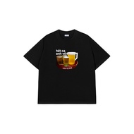 T-Shirt Out of Songs - Always Happy - Happy Nonsense T-Shirt - Oversize T-Shirt 250GSM 100Cotton