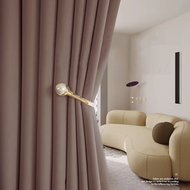【BUY 1 FREE 1】7ft x 5ft Korean Soft Blackout Curtain (Free Ring)
