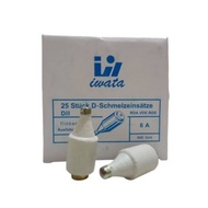 6 Ampere Stone Fuse 25 Ampere Fuse Head - Iwata