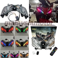 POSITION LAMP LC135 V8 LED ZHIPAT WITH CONTROL RAINBOW LED LC135 V8 MATA GABAN PNP SIGNAL LC135 V8