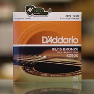 D'addario EZ900 10-50 Extra Light Gauge Bronze EZ Strings Original