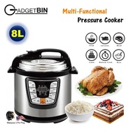 HM10 1300W Electric Pressure Cooker 6 Programmed Timer Rice Cooker Pressure Cooker 6L