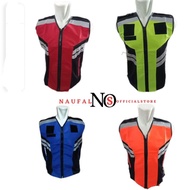 MERAH STABILO New Red TASLAN Vest | New TASLAN Highlighter Vest | New Blue Vest | New ORANGE Vest Fr