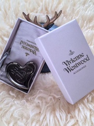 【全新】Vivienne Westwood 薇薇安西太后心形實用大土星創意充氣打火機 灰色