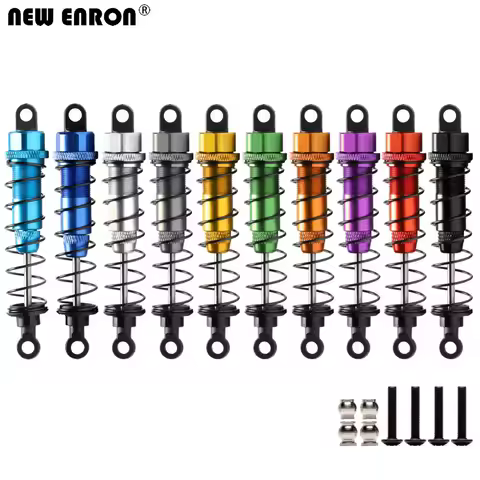 NEW ENRON Aluminum Alloy 75MM 80MM 90MM Oil Shock Absorber 2Pcs For 1/10 RC Cars for Adults Axial SC