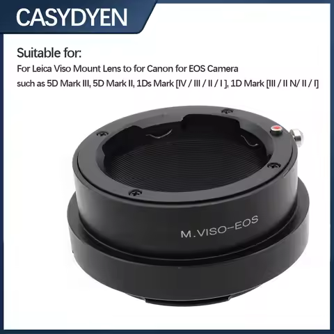 VISO-EOS Adapter Ring For Leica M VISO Lens To For Canon EOS 4000D 2000D 6D II 200D 77D