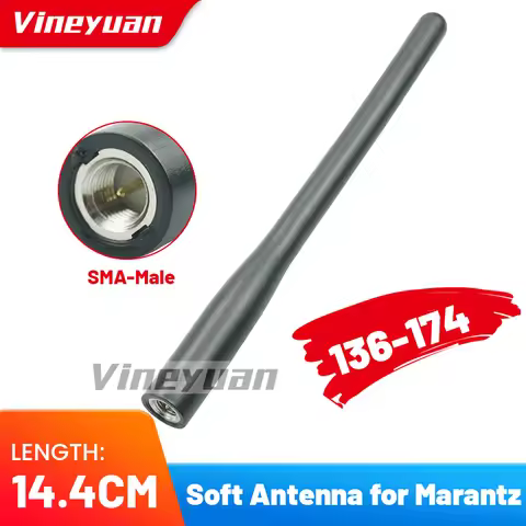 VHF Soft Rubber Antenna for Marantz STANDARD HORIZON HX270S HX280S HX290 HX380 HX370S HX400IS HX370S