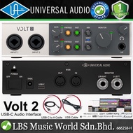 Universal Audio Volt 2 USB C Audio Interface with 2 Preamps and Recording Software (Volt2)