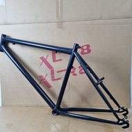 FRAME MTB FIXIE SEPEDA FIXIE BESI HITAM - Goes Store87