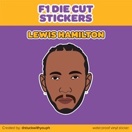 LEWIS HAMILTON (F1) Waterproof, Vinyl Matte Sticker