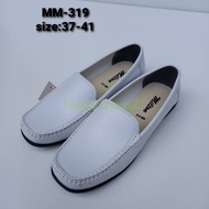 White Loafers Milton MM-319Wanita Loafer Shoes Women