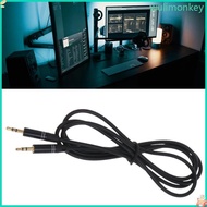 WU 2 5mm Stereo TRS Male to 2 5mm Male Angle  Aux Cable Cord 20cm 100cm