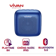 Loa TWS Bluetooth 5.0 VIVAN Chống Nước IPX5 Công suất 5W 1800mAh Playtime đến 10H -VS1-BH 1 năm 1 đổ