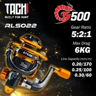 【RLS022】GT500 / TH500 V2 Fishing Reel Mini 500 Series Mesin Udang Spinning Reel Ultra light Mesin Pa