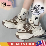 SM Korean Ins Women Sneakers 5cm Thick Sole Sport Shoes Kasut Perempuan Kasut Raya Tumit Tinggi Read