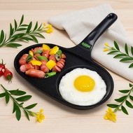 [chefline] 2-Section Egg Fry Pan, 22cm, 1pc / Korean Egg Fry Pan / Dual-Compartment / 100% Genuine b