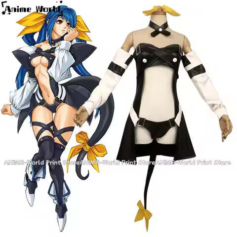 《Custom Size》Guilty Gear Dizzy Cosplay Costume Party Christmas Halloween Custom Made Any Size