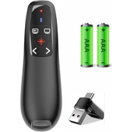Presentation Clickers Wireless Presenter Remotes for PowerPoint, Powerpoint Clicker with Volume Cont