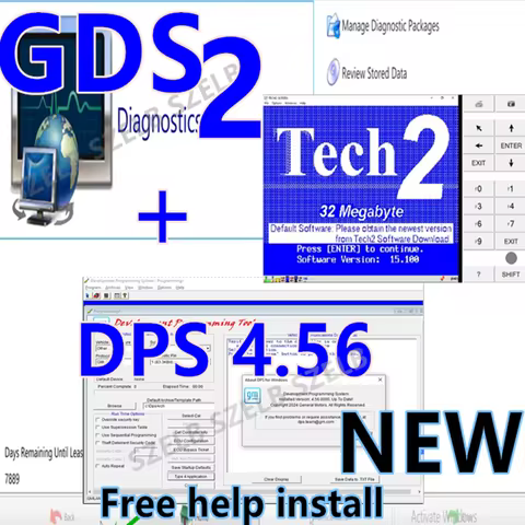 2025 NEW GDS 2 AND TECH2 for G-M MDI software GDS2 2024.05+ TECH2+ DPS 4.56 3 in 1 free remote help 