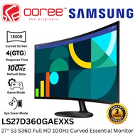 SAMSUNG 27" LS27D360GAEXXS S3 S36D / LS32D390GAEXXS S3 S39GD FHD VA LCD CURVED ESSENTIAL MONITOR (4(