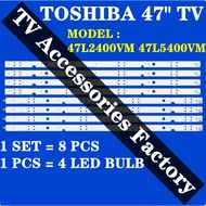 NEW 1SET 47L2400VM 47L5400VM Toshiba 47'' inch LED TV Backlight / Lampu TV 47L2400 47L5400