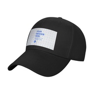 Customizable Solid Color Curved Brim Cap