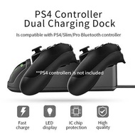 Dobe PS4 控制器充電站 TSV 快速雙充電底座無線充電器支架附 LED 指示燈 ggmckp Dobe PS4 Controller Charging Station TSV Fast Dua