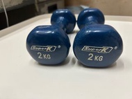 Super K 包膠啞鈴 2kg x2