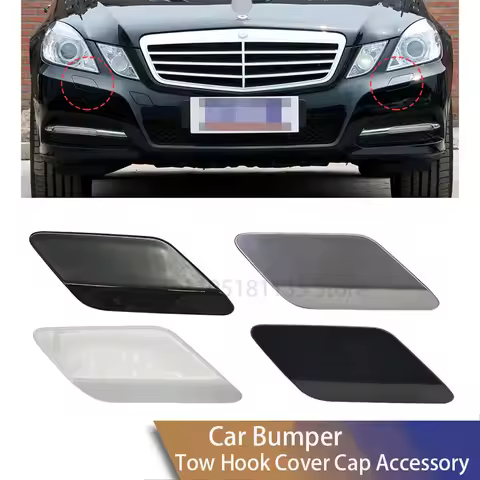 Mercedes W212 Front Bumper For Mercedes W212 E Class 2009-2013 Front Bumper Headlight Washer Cover 2
