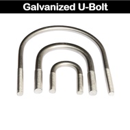 6mm Galvanized U-Bolts U Bend Screws GI U Shaped Bolt