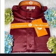 JUBAH AL HARAMAIN MAROON + FREE GIFT (ATTAR & NON WOVEN BAG)-WHILE LAST STOCK -