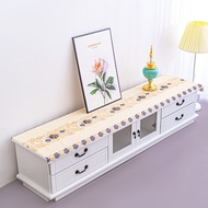 BW-6 European StylePVCTV Cabinet Tablecloth Waterproof and Oilproof and Heatproof Bedside Table Shoe Cabinet Sideboard C