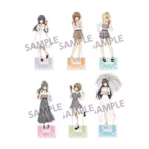 Mai Sakurajima‌ Kaede Azusagawa‌ Rio Futaba Tomoe Koga Acrylic Plaque Perimeter Toys H