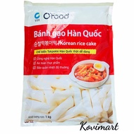 O'FOOD KOREAN RICE CAKE PACKAGE 1KG