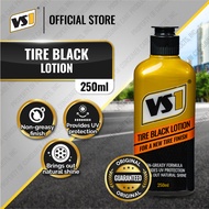VS1 Tire Black Lotion 250ml – Motorcycle Tire Shine | Car Tire Shine | Gulong Pampakintab