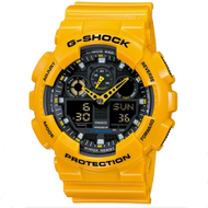 Casio GShock นาฬิกาข้อมือ Rubber รุ่น Ga-100A-9Adr (Yellow)
