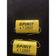10pcs 4.7UF 250V SPIRIT FREQUENCY DIVISION CAPACITOR