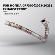 Is it suitable for Honda CRF300RALLY/CRF300L? Motorcycle titanium alloy exhaust pipe is suitable for