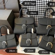 Delvaux/Delvaux Bag togo Leather Le Brillant Portable Shoulder Bag Black